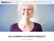 Tablet Screenshot of feldmannmoves.com